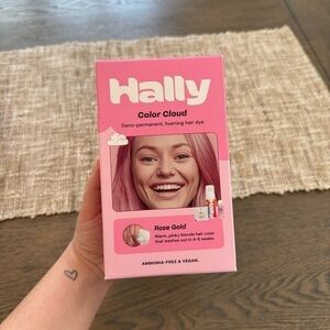 NIB Hally Hair Color Cloud Hair Dye (Rose Gold)